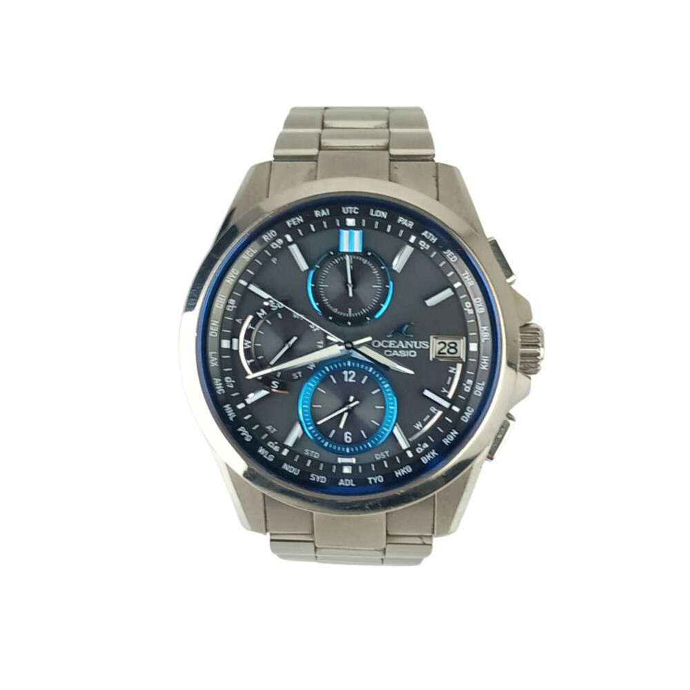 CASIO OCEANUS Classic Line OCW-T2600-1AJF Black Dial Titanium Men's Solar Rad...